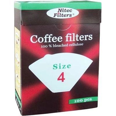 NITEC Хартиен филтър за кафемашини Nitec K04, 4 х 100 бр (K04)