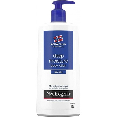 Neutrogena Body Care hĺbkovo hydratačné telové mlieko pre suchú pokožku 400 ml