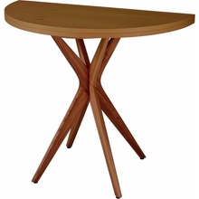 Ragaba Jubi Okrúhly rozkladací jedálenský stôl s doskou v dekore jaseňového dreva 45 x 90 cm