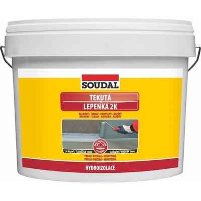 SOUDAL lepenka Tekutá 25% ZDARMA 7kg (5,25+1,75kg)