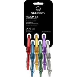 Wild Country Карабинер с щифт Wild country Helium 3.0 Snapgate carabiner - Uni - размер Rack 6-Pack (321-0249-0711)