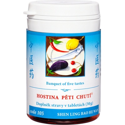 TCM Herbs HOSTINA PIATICH CHUTÍ SHEN LING BAO HE WAN 100 tabliet 30 g