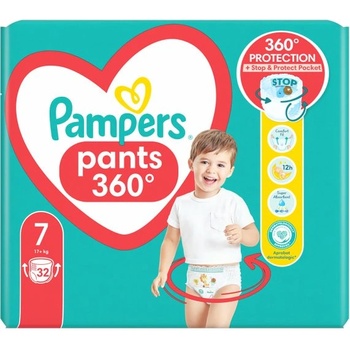 Image 1 of Pampers Гащички Pampers Pants 7 (17+ кг. ) - 32 броя