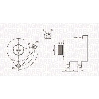 generátor MAGNETI MARELLI 063731782010