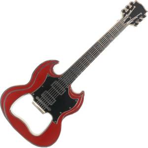 Rockbites Отварачка за бутилки китара - червен - rockbites - 101167