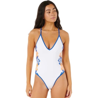 Rip Curl Бански костюм Rip curl Aots Cody Welsh Cheeky swimsuit - White (White)