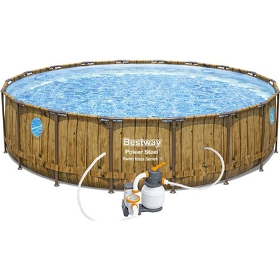 Bestway Power Steel Wood Swim Vista 5,49 x 1,22 m 16977PFP