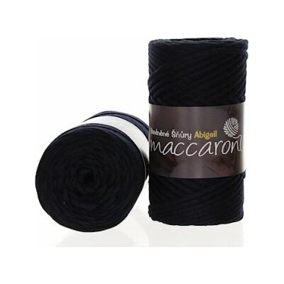 Maccaroni Abigail 3 mm černá