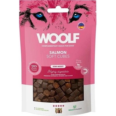 WOOLF pochúťka Soft Cubes Salmon 100 g