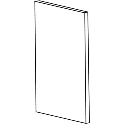 EBS 6390419 Vykrývací bok pro horní skříňky 35,2x37 cm bílá