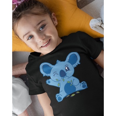 dětské triko Koala černá