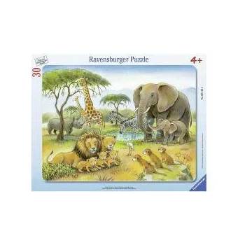 Ravensburger Пъзел Ravensburger 30-48 части - Животинският свят от Африка, 7006146