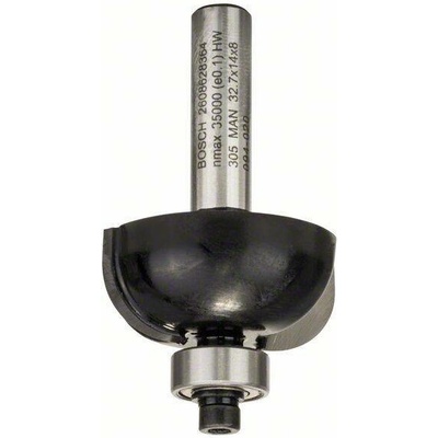 BOSCH Žlábkovací frézy 8 mm, R1 10 mm, D 32,7 mm, L 14 mm, G 55 mm
