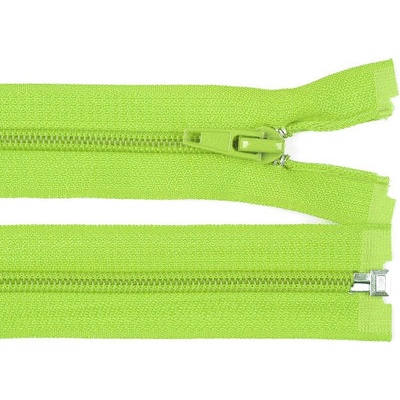 Spirálový zip No 5 délka 30 cm bundový POL, malé, 234 zelená sv.