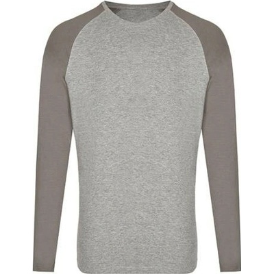 Miners mate triko s dlouhým rukávem MY210 Heather Grey