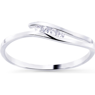 Cutie Jewellery diamonds dámský prsten Z8026 ze zlata s diamanty Bílá