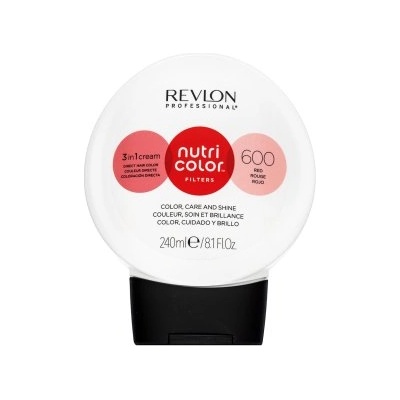 Revlon Nutri Color Filters 3in1 Cream подхранваща маска с цветни пигменти за опресняване на цвета 600 Red 240 ml