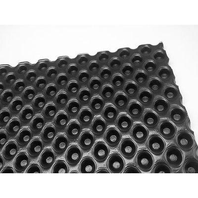 Nopová fólia – GXP PLUS 500 g/m², výška nopu 8 mm, 2×20 m [40 m²]