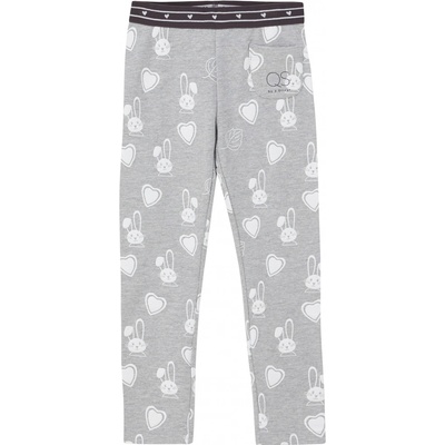 QS by s.Oliver Dětské tepláky šedá bílá