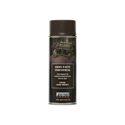 FOSCO Barva ARMY ve spreji 400ml TMAVĚ HNĚDÁ (DARK BROWN)