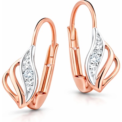 Cutie Jewellery Luxusné náušnice s trblietavými zirkónmi Z8024-55-10-X-R4