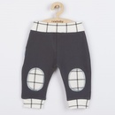 New Baby Dojčenské bavlnené tepláčky Cool grafitové