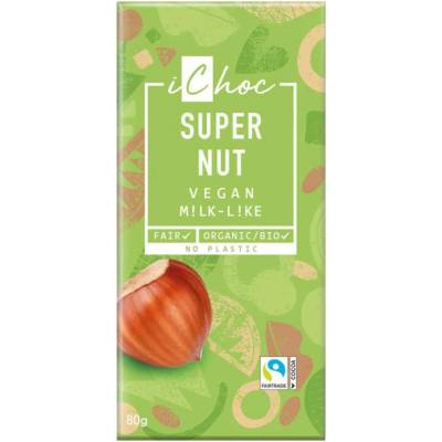 Vegan mliečna s lieskovcami BIO 80 g