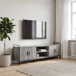 vidaXL ТВ шкаф 167, 5 x 33 x 50 см Сив Сонома Инженерна дървесина (8013725)