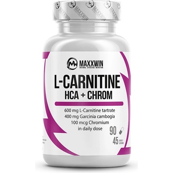 MaxxWin L-Carnitine HCA chrom 90 kapslí
