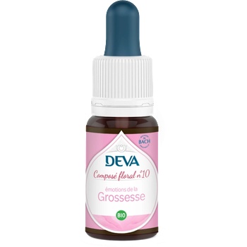 Deva Емоционален баланс по време на бременност, флорални есенции, капки по метода на Бах №10, 15 ml | Deva (777084 (152459DEVA))