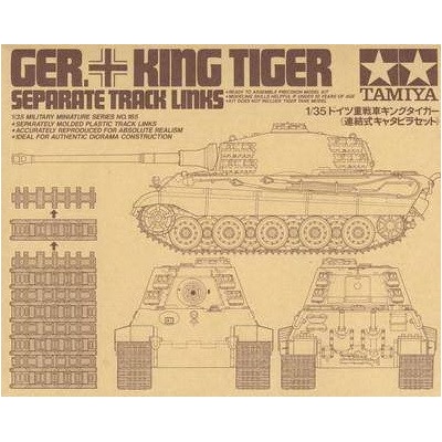 Tamiya King Tiger Separate Track Links 1:35