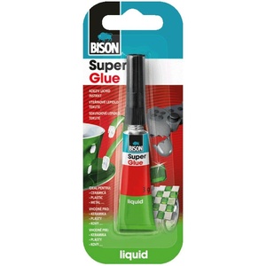 BISON Супер лепило, Bison Super Glue ® , 3гр течно / карта (1236)