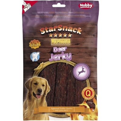 Nobby StarSnack BBQ Deer Jerky žuvačky 113 g
