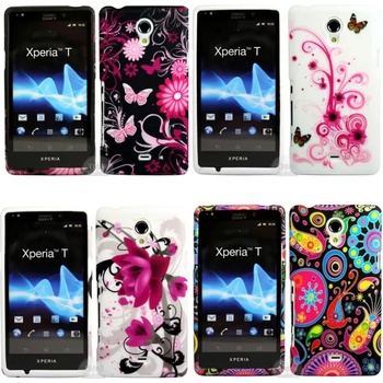 Image 1 of Sony Xperia T LT30p Flora Силиконов Калъф + Протектор