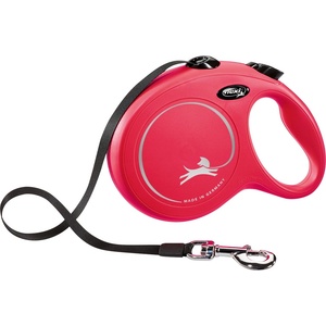flexi Original New Classic червена каишка L 8m до 50kg - лента