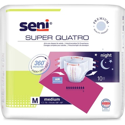 Torunskie Zaklady Materialow Opatrunkowych S.A. Seni SUPER QUATRO Medium, 10 ks