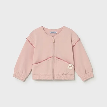 MAYORAL Суичер трико цип в розово за бебе момиче Mayoral