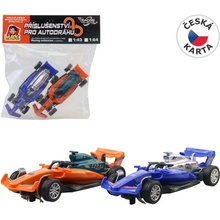 MaDe Náhradní autíčka k autodráze 2 ks Formule 1:43