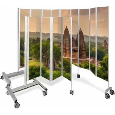 BEK TeknikSkládací zástěna paraván Parflex 185 cm 185 x 210 x 14 cm