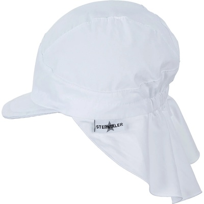 Sterntaler Детска шапка с козирка Sterntaler Kid's Peaked Cap with Neck Protection Uni Cap - Weiß - размер 55 cm (904-1902-1315)