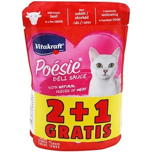Vitakraft Poesie пауч за котки промокомплект 3 бр