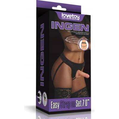 Lovetoy Easy Strapon Set 18 cm