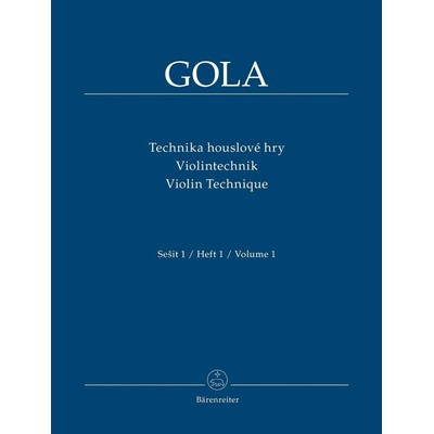 Technika houslové hry Sešit 1