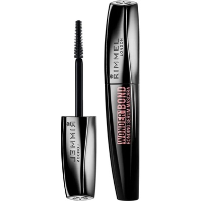 Rimmel Wonder Bond objemová a prodlužující řasenka pro podporu růstu řas Black 11 ml