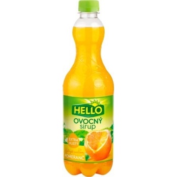 HELLO Hustý sirup s příchutí pomeranč 700 ml