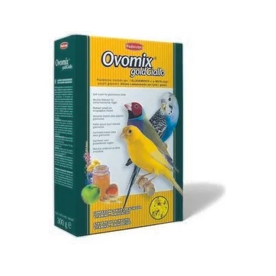 Padovan Ovomix gold giallo - хранителна добавка за канарчета, вълнисти папагали и екзотични птици 300 гр