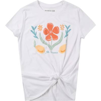 Abercrombie & Fitch Тениска 'MAR4' бяло, размер 134-140