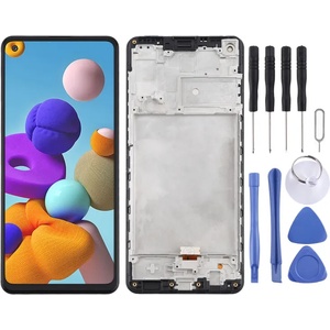 Samsung LCD Дисплей и Тъч Скрийн с Рамка за Samsung Galaxy A21s / SM-A217
