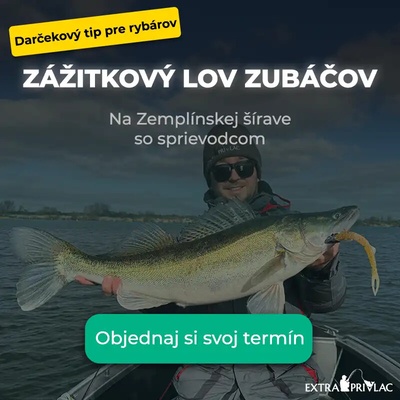 EXTRAPRÍVLAČ Zážitkový lov zubáčov - VN Zemplínska Šírava Pre 2 rybárov