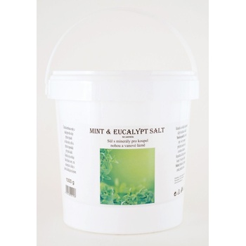 WZ cosmetic Mint a Eukalypt koupelová sůl 1 kg